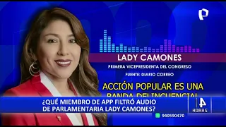 Congresista Darwin Espinoza podría presentar una denuncia penal contra Lady Camones