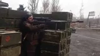 Ukraine War - Russian armed forces use newest counter-sniper ASVK rifle