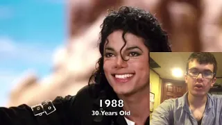 Michael Jackson Face Evolution! REACTION!