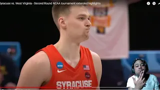 Syracuse vs. West Virginia - Second Round NCAA tournament highlights Reaction