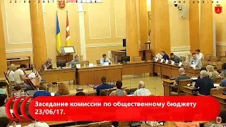 Заседание комиссии по общественному бюджету 23/06/17.