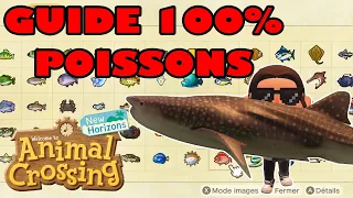 GUIDE COMPLET DES POISSONS - ANIMAL CROSSING NEW HORIZONS