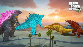 Godzilla 2024 x Godzilla Titan vs Shin Godzilla Bro - GTA 5 Mods