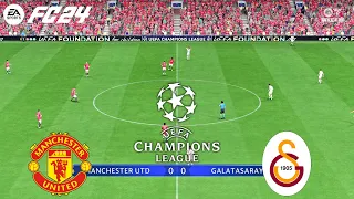 FC 24 | Manchester United vs Galatasaray - UEFA Champions League - PS5™ Full Gameplay