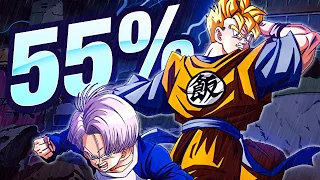 HOW GOOD ARE LR FUTURE GOHAN & FUTURE TRUNKS WITHOUT DUPES? 55% (DBZ: Dokkan Battle)