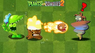 Pvz 2 Challenge - Every PEA & Other Plants POWER-UP vs Jester Zombie - Who Will WIn?