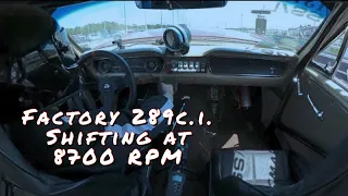 Bobby Fazio Super Stock SS/L Stick Shift 1965 Mustang In-Car Atco Dragway High RPM