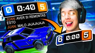 ASI REMONTÉ A 2 HATERS TOXICOS EN ESTE PARTIDO DE ROCKET LEAGUE *EN 1 MINUTO*