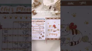 🐈 bullet journal with me // may 2024 #bulletjournal #bulletjournaling #bulletjournalwithme