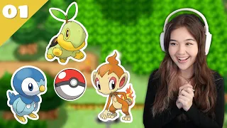 Playing Pokemon for the FIRST TIME EVER! | Brilliant Diamond Playthrough