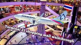 Terminal 21 Pattaya Food Court + Shopping Mall  Thailand Walkthrough 🇹🇭