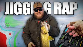 The ultimate reaction bite for fall walleye (Rapala Jigging Raps)