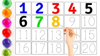 123 Number | 123 Number Names | 1 To 20 Numbers | 123 learning for kids | Counting Numbers |123Song