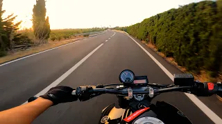 Sunset ride | YAMAHA MT 03 (660) [4K]