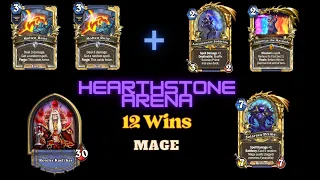 12 Win Astromancer Solarian Mage - Hearthstone Arena (Full Run)