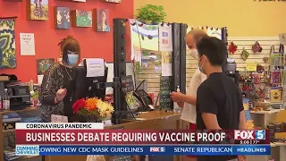 Businesses Debate Mask, Vaccine Requirements