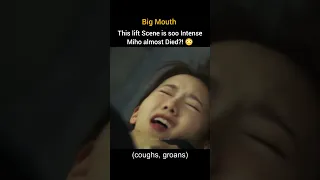 Look how she escaped from death Intense Lift Scene #bigmouth #leejongsuk #yoona #shorts