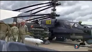 Military choppers at MAKS 2021