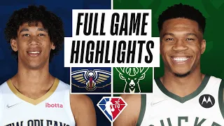 New Orleans Pelicans vs. Milwaukee Bucks Full Game Highlights | January 1 | 2022 NBA Season