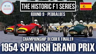 Spanish Grand Prix - Pedralbes | 1954 Round 9 | Historic F1 Series | Assetto Corsa Gameplay