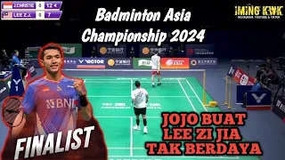 Badminton Asia Championship 2024 | JONATHAN CHRISTIE (Indonesia) vs LEE ZII JIA (Malaysia) | MS QF
