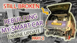 My Broken Smart Car - Engine Rebuild Part 2 - Engine & Gearbox Out - Xmas Day Fun!