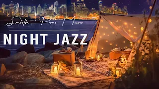 Night Jazz River - Romantic Sax Jazz Instrumental Music & Tender Piano Jazz for Sleep, Relax,...