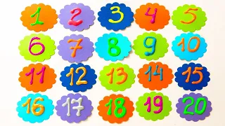 Учим цифры от 1 до 20 на английском. Learn Numbers for Kids. Learn 1 to 20.