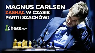 Magnus Carlsen zasnął w czasie partii szachów!