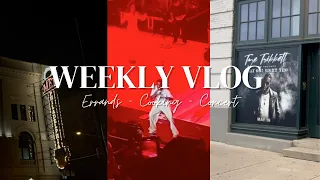 WEEKLY VLOG : Errands, Cooking, and Tye Tribbet Concert!