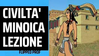 La civiltà minoica, Creta antica, cretesi, palazzo di Cnosso, sintesi completa flipped classroom