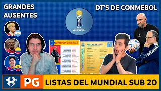 🔴LOS DT'S DE CONMEBOL (CASI TODOS ARGENTINOS)🔥LISTAS DEL MUNDIAL SUB 20 ¿QUIÉN FALTÓ?⚡ 3X16