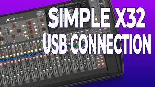 How to Connect Your Computer to the Behringer X32. Quick and Simple