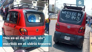 Automovilista pide que no confundan su coche con el Chang Li S1