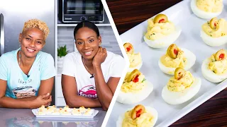 How To Make Deviled Eggs | Foodie Nation x Trini Food Designer - Arlene