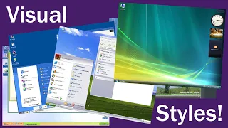 History Of Windows Visual Styles: Luna, Aero & Unreleased! 🖼️👀