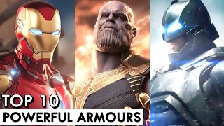 Top 10 Most Powerful Armours In Marvel and Dc Universe |  In Hindi | BNN Review