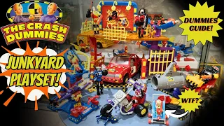 The Incredible Crash Dummies Junkyard Playset Review & Dummies Guide to the Tyco Toy Line!💥