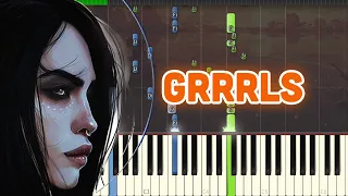 🎹AViVA - GRRRLS (Piano Tutorial)❤️♫