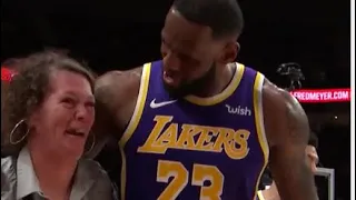 Lebron James Made Courtside Vendor’s Night! | Lakers vs Trail Blazers 12.06.2019