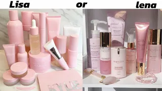 Lisa or Lena💖 (skincare & makeup edition) Choose one