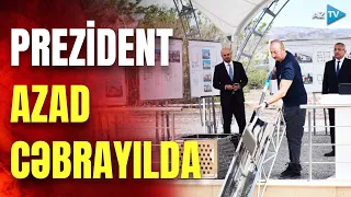 Prezident azad ərazilərə getdi: Cəbrayılda nələrin təməli atıldı?