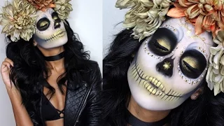 Gold Sugar Skull | Makeup Tutorial & Costume