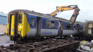 450 Class Scrapping at Ballymena P Way Yard