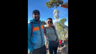 Epic Hiking | Active Volcano Acatenango and Fuego | Best Moment of My Life