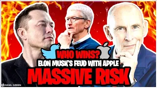 Elon Musk’s Massive Risk - Feud With Apple - Musk Vs Tim Cook - Who Wins? Nigel Green deVere CEO