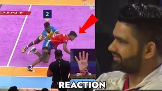 Durgesh Netam Brilliant Super Raid Vs Tamil Thalaivas And Pardeep Narwal Reaction |Durgesh Netam PKL