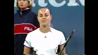 Martina Hingis and Kveta Hrdlickova - clip US Open 1999 first round