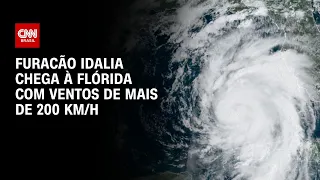 Furacão Idalia chega à Flórida com ventos de mais de 200 km/h | CNN NOVO DIA