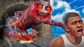 Escape CURSED THOMAS The TRAIN In GTA 5 (Evil)